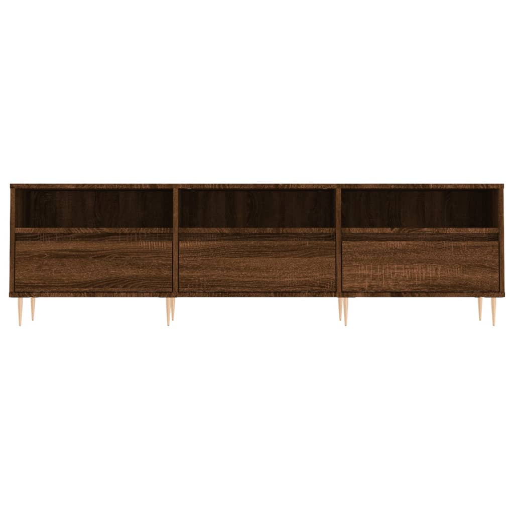 Έπιπλο Τηλεόρασης Καφέ Δρυς 150x30x44,5 εκ. Επεξεργασμένο Ξύλο