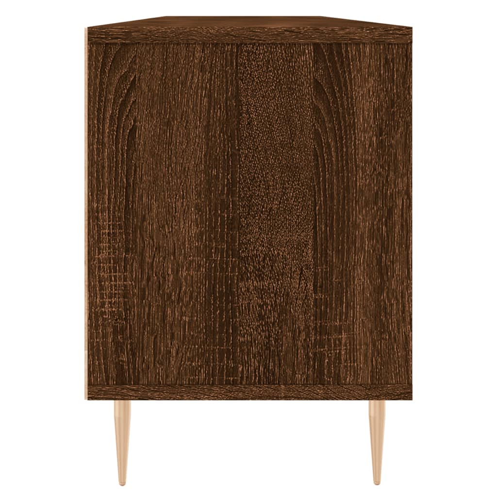 Έπιπλο Τηλεόρασης Καφέ Δρυς 150x30x44,5 εκ. Επεξεργασμένο Ξύλο