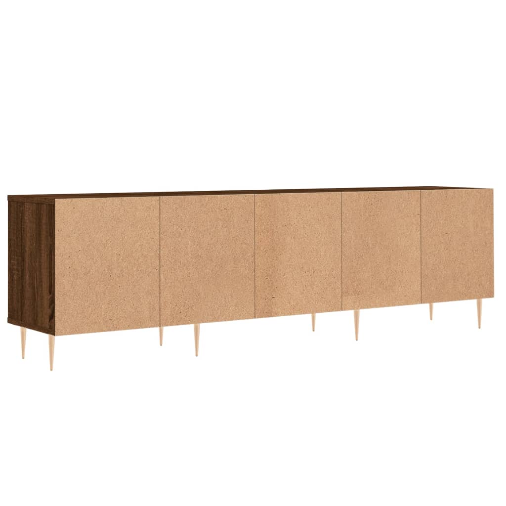 Έπιπλο Τηλεόρασης Καφέ Δρυς 150x30x44,5 εκ. Επεξεργασμένο Ξύλο