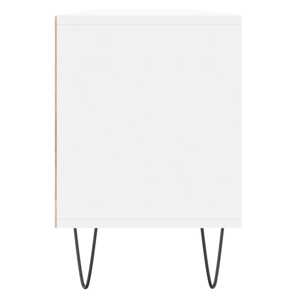 Έπιπλο Τηλεόρασης Λευκό 150x30x44,5 εκ. Επεξεργασμένο Ξύλο