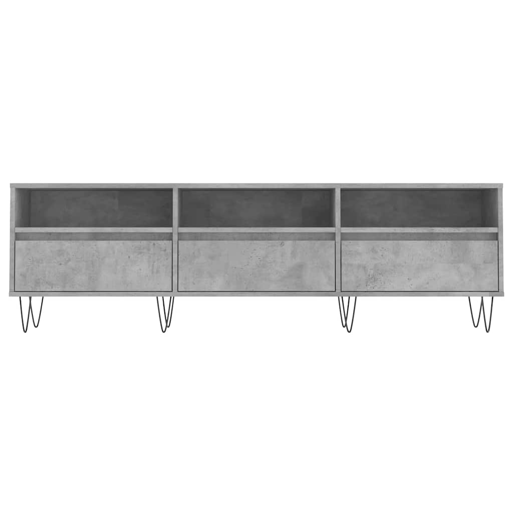 Έπιπλο Τηλεόρασης Γκρι Σκυρ. 150x30x44,5 εκ. Επεξ. Ξύλο - Pakobazaar