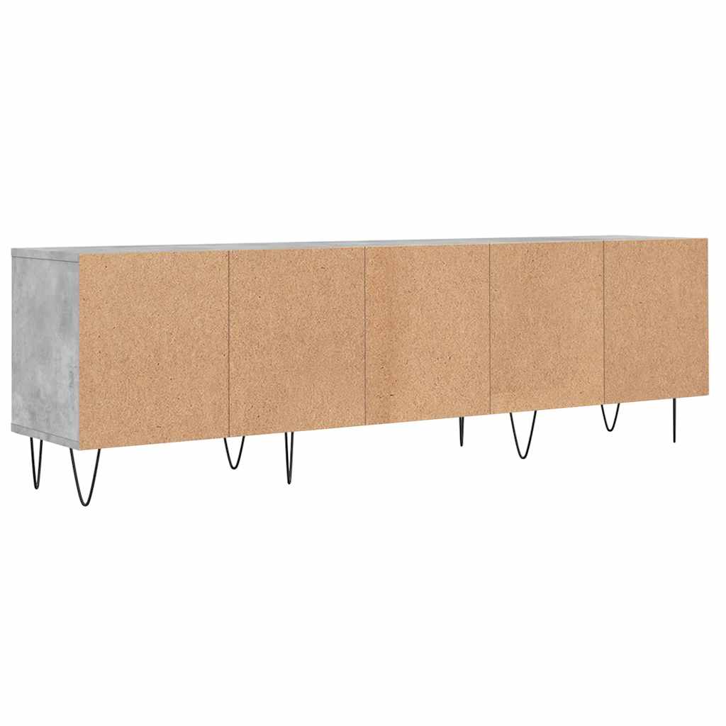 Έπιπλο Τηλεόρασης Γκρι Σκυρ. 150x30x44,5 εκ. Επεξ. Ξύλο - Pakobazaar