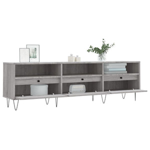 Έπιπλο Τηλεόρασης Γκρι Sonoma 150x30x44,5 εκ. από Επεξεργ. Ξύλο - Pakobazaar