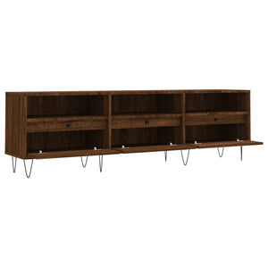 Έπιπλο Τηλεόρασης Καφέ Δρυς 150x30x44,5 εκ. Επεξεργασμένο Ξύλο
