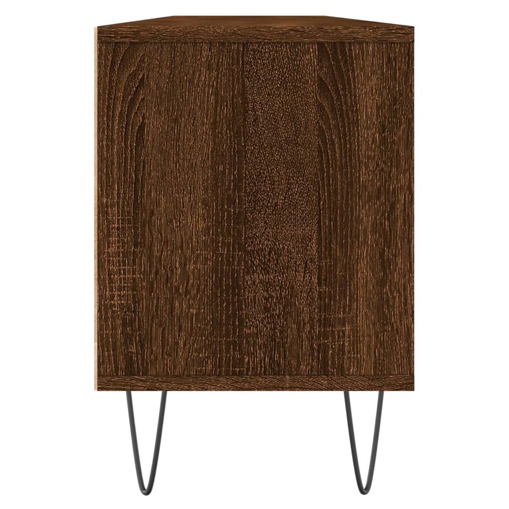Έπιπλο Τηλεόρασης Καφέ Δρυς 150x30x44,5 εκ. Επεξεργασμένο Ξύλο