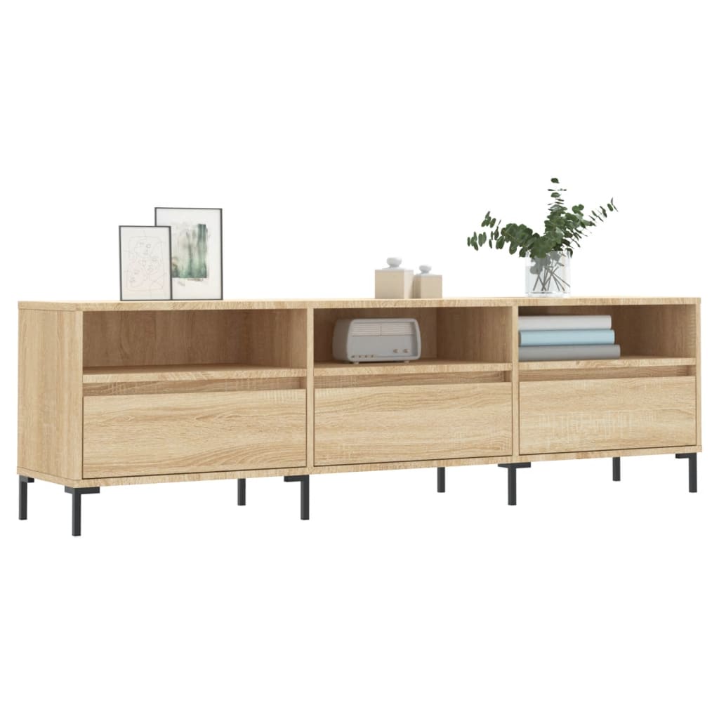 Έπιπλο Τηλεόρασης Sonoma Δρυς 150x30x44,5 εκ. Επεξ. Ξύλο
