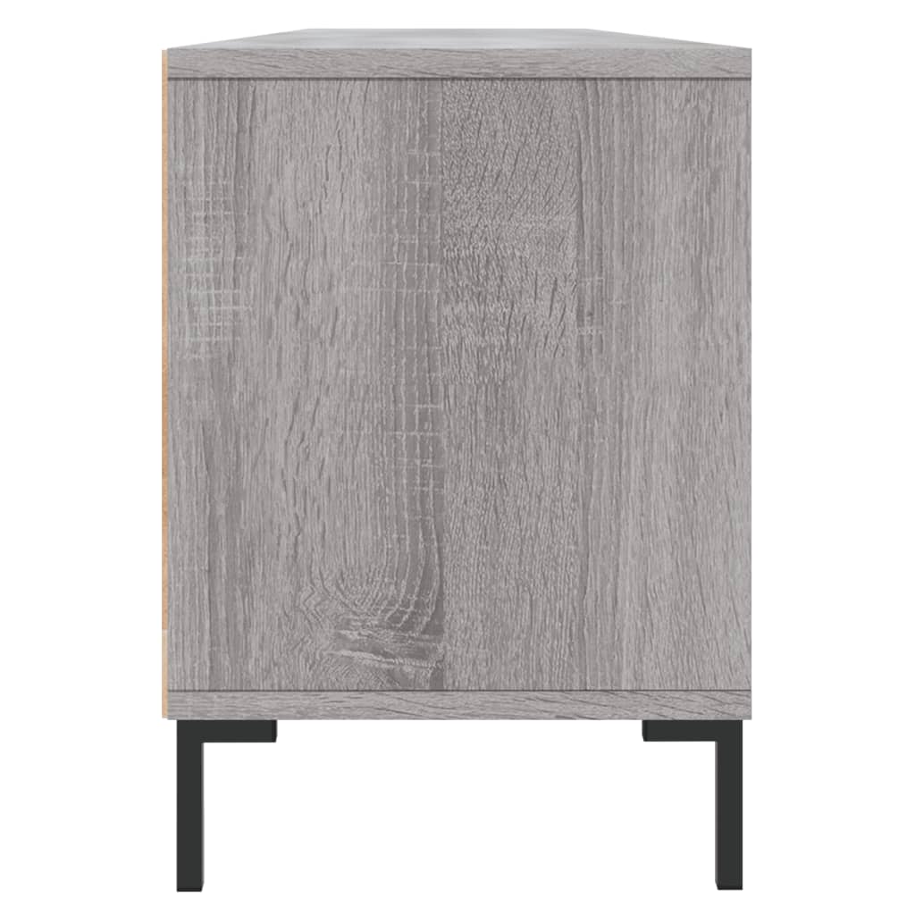 Έπιπλο Τηλεόρασης Γκρι Sonoma 150x30x44,5 εκ. από Επεξεργ. Ξύλο