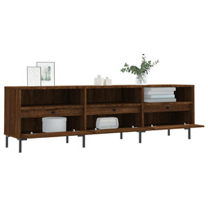 Έπιπλο Τηλεόρασης Καφέ Δρυς 150x30x44,5 εκ. Επεξεργασμένο Ξύλο