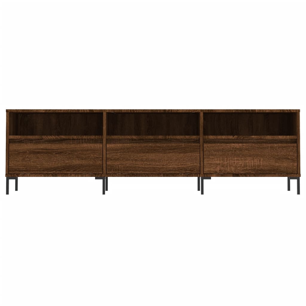 Έπιπλο Τηλεόρασης Καφέ Δρυς 150x30x44,5 εκ. Επεξεργασμένο Ξύλο