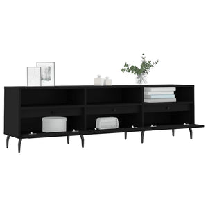 Έπιπλο Τηλεόρασης Μαύρο 150x30x44,5 εκ. Επεξεργασμένο Ξύλο