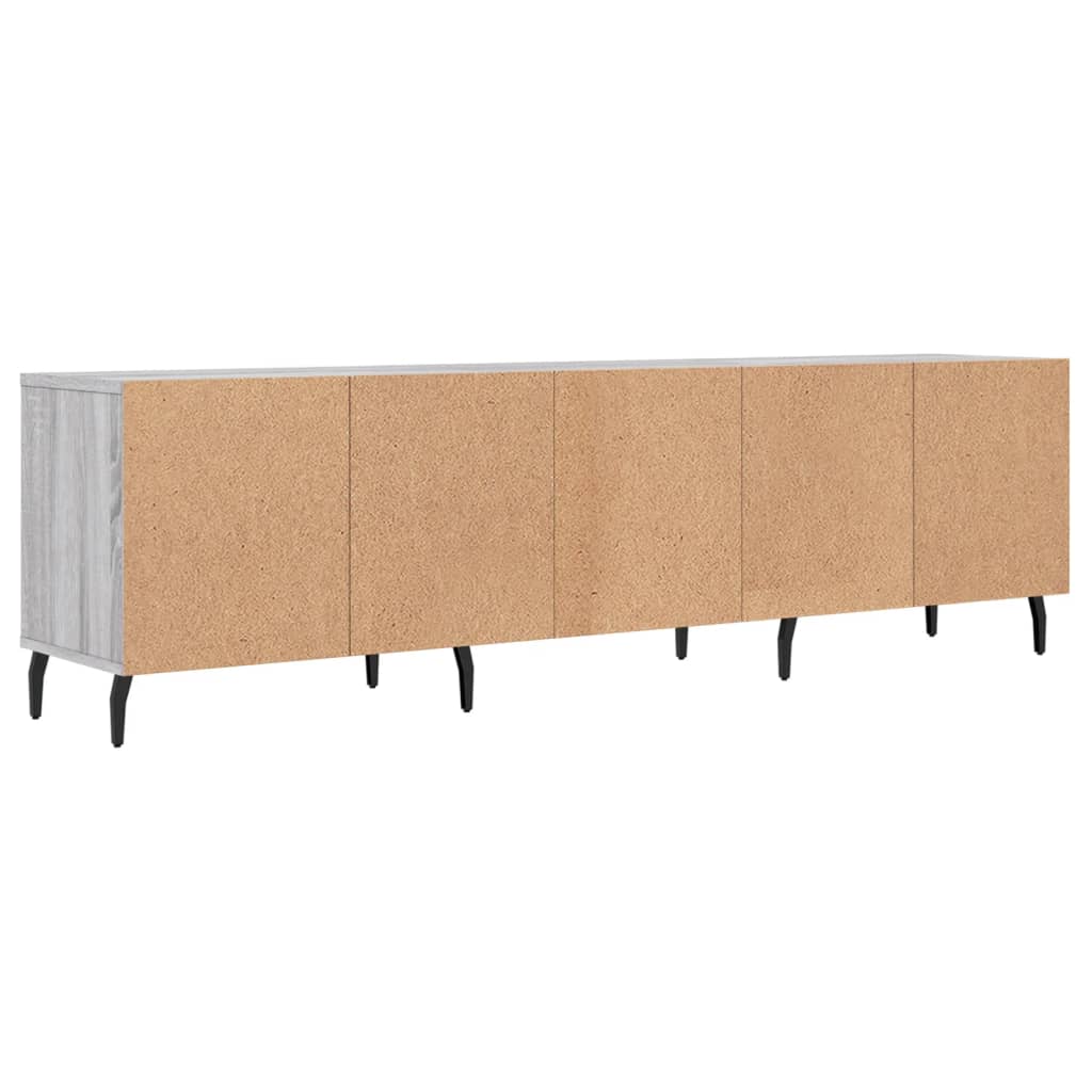 Έπιπλο Τηλεόρασης Γκρι Sonoma 150x30x44,5 εκ. από Επεξεργ. Ξύλο