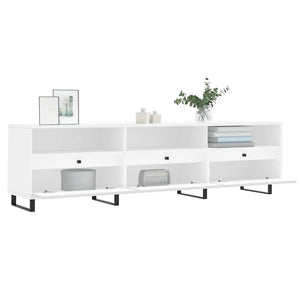 Έπιπλο Τηλεόρασης Λευκό 150x30x44,5 εκ. Επεξεργασμένο Ξύλο - Pakobazaar