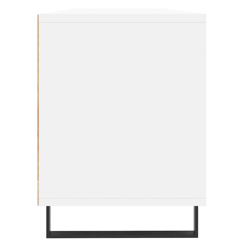 Έπιπλο Τηλεόρασης Λευκό 150x30x44,5 εκ. Επεξεργασμένο Ξύλο - Pakobazaar