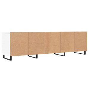 Έπιπλο Τηλεόρασης Λευκό 150x30x44,5 εκ. Επεξεργασμένο Ξύλο - Pakobazaar