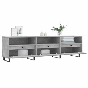 Έπιπλο Τηλεόρασης Γκρι Σκυρ. 150x30x44,5 εκ. Επεξ. Ξύλο