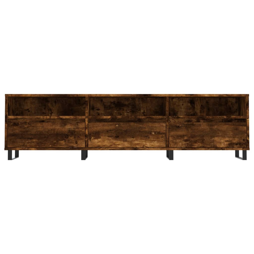 Έπιπλο Τηλεόρασης Καπνιστή Δρυς 150x30x44,5 εκ. Επεξ. Ξύλο - Pakobazaar