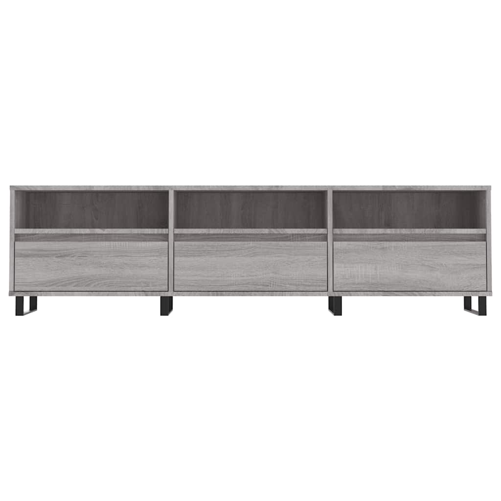 Έπιπλο Τηλεόρασης Γκρι Sonoma 150x30x44,5 εκ. από Επεξεργ. Ξύλο