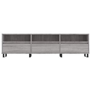 Έπιπλο Τηλεόρασης Γκρι Sonoma 150x30x44,5 εκ. από Επεξεργ. Ξύλο