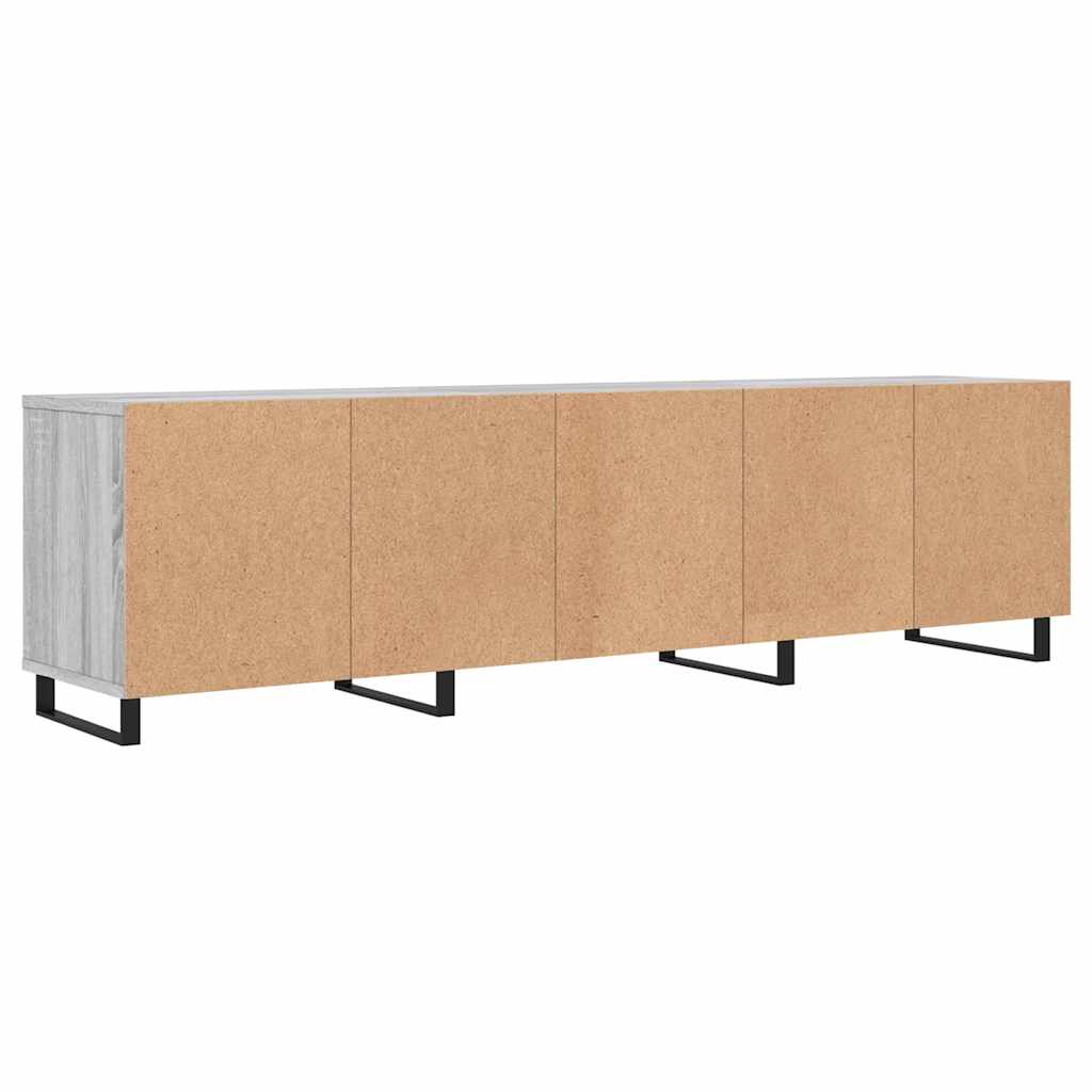 Έπιπλο Τηλεόρασης Γκρι Sonoma 150x30x44,5 εκ. από Επεξεργ. Ξύλο
