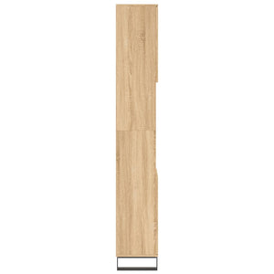 Ντουλάπι Μπάνιου Sonoma Δρυς 30x30x190 εκ. Επεξεργασμένο Ξύλο