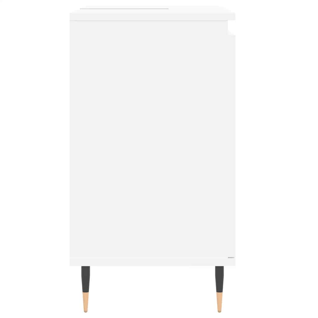 Ντουλάπι Μπάνιου Λευκό 58 x 33 x 60 εκ. από Επεξεργασμένο Ξύλο - Pakobazaar