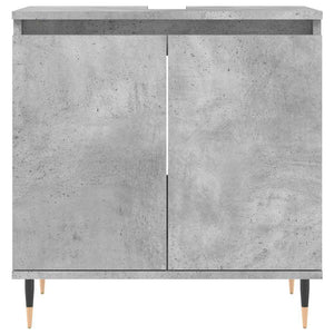Ντουλάπι Μπάνιου Γκρι Σκυροδεμ. 58 x 33 x 60 εκ. Επεξεργ. Ξύλο