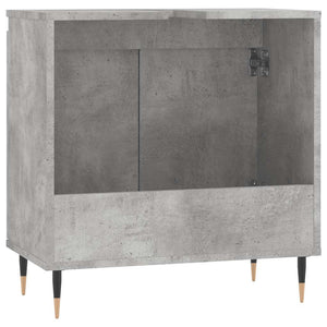 Ντουλάπι Μπάνιου Γκρι Σκυροδεμ. 58 x 33 x 60 εκ. Επεξεργ. Ξύλο