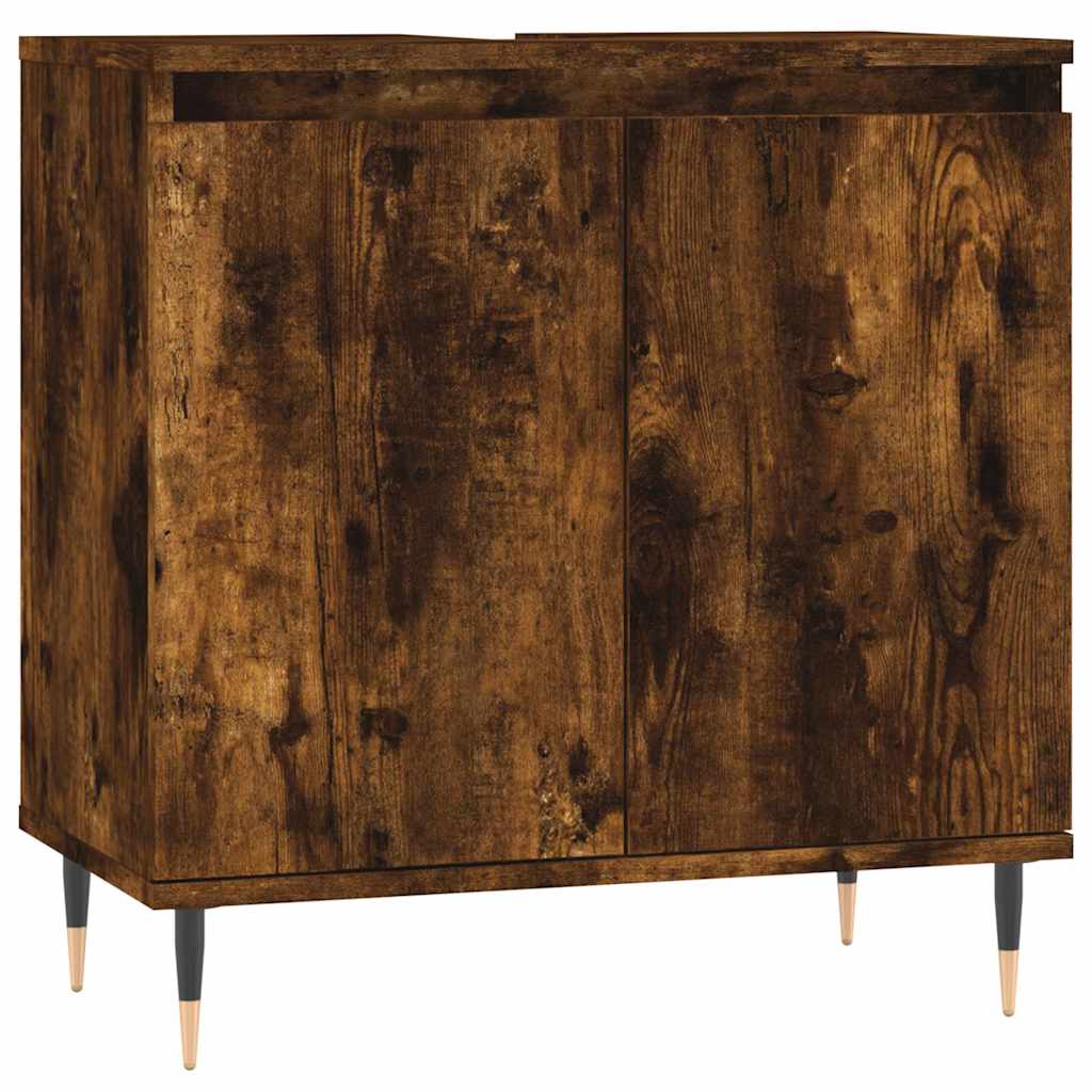 Ντουλάπι Μπάνιου Καπνιστή Δρυς 58 x 33 x 60 εκ. Επεξεργ. Ξύλο