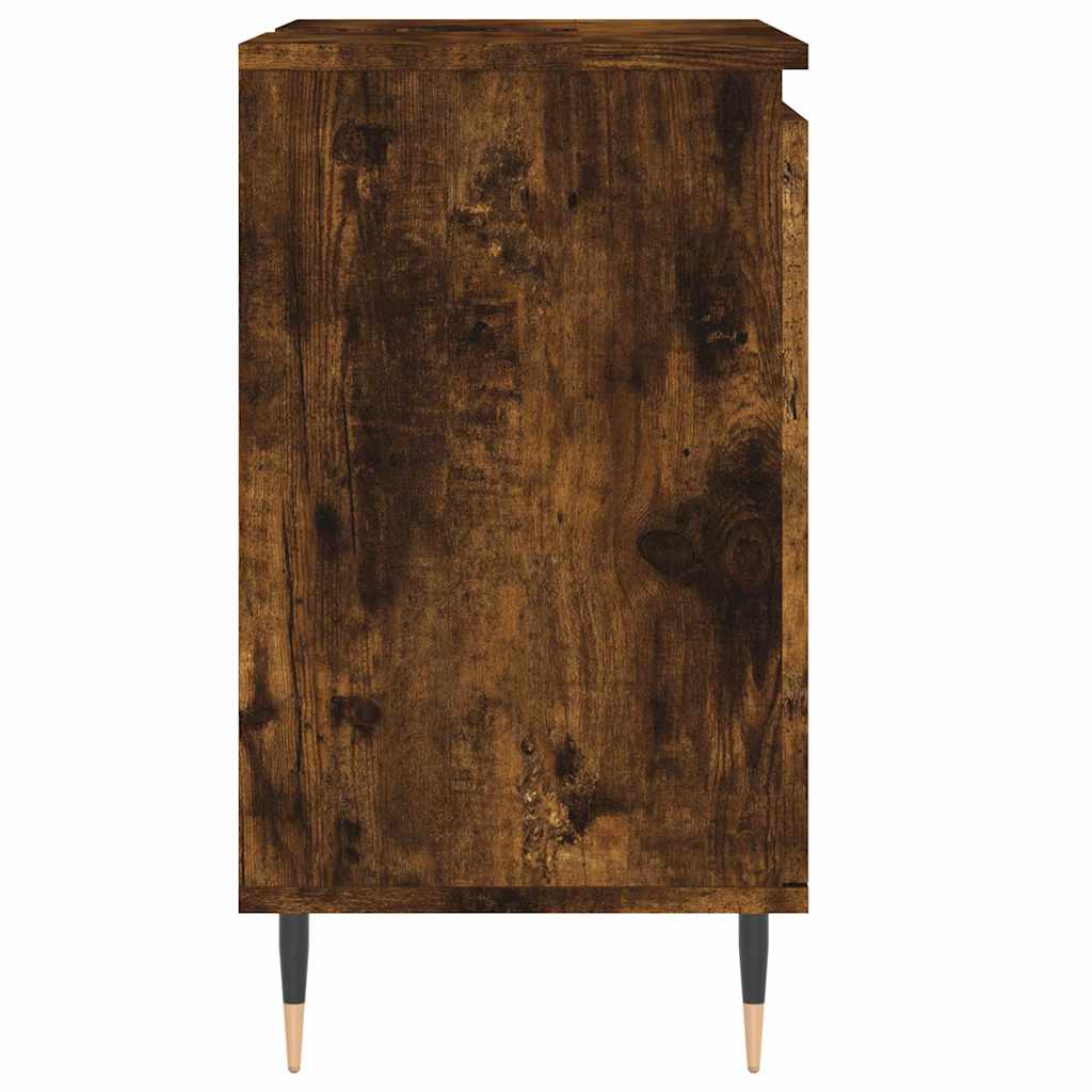 Ντουλάπι Μπάνιου Καπνιστή Δρυς 58 x 33 x 60 εκ. Επεξεργ. Ξύλο