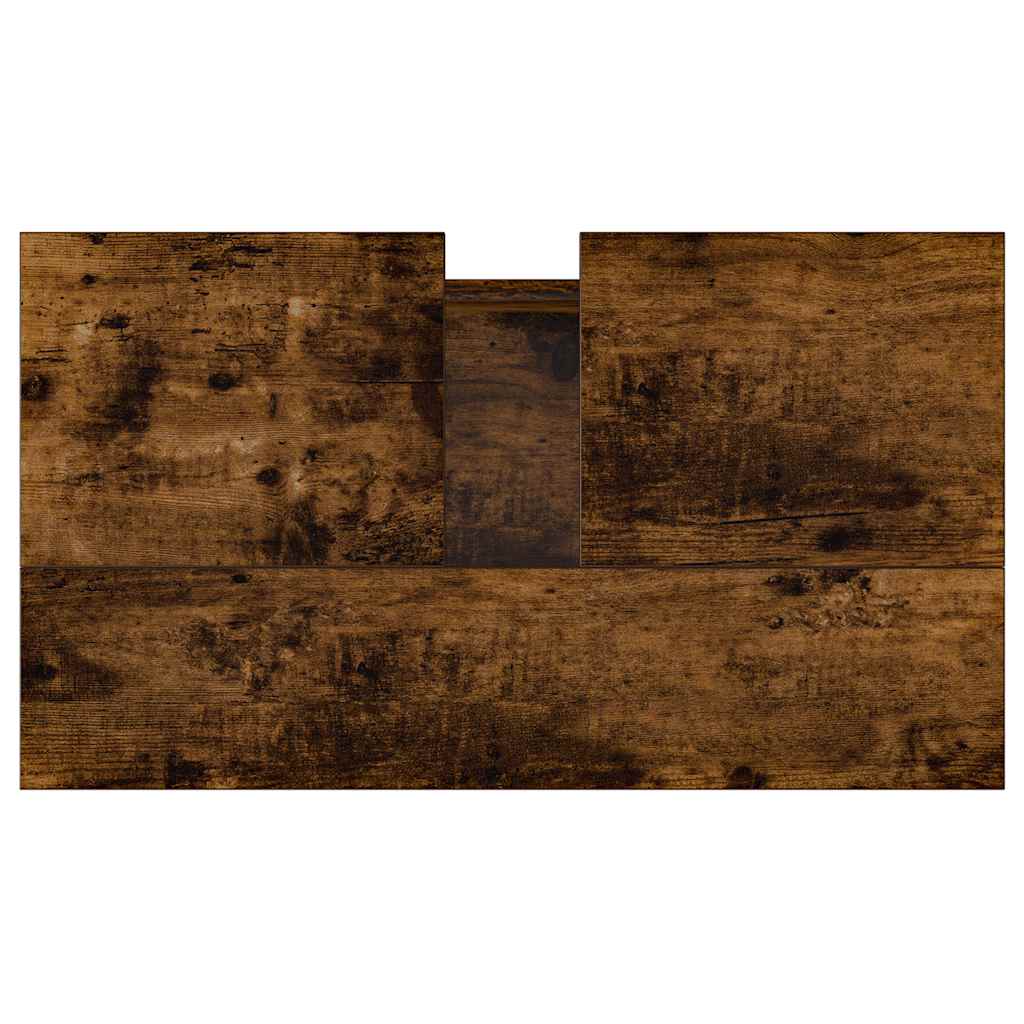 Ντουλάπι Μπάνιου Καπνιστή Δρυς 58 x 33 x 60 εκ. Επεξεργ. Ξύλο