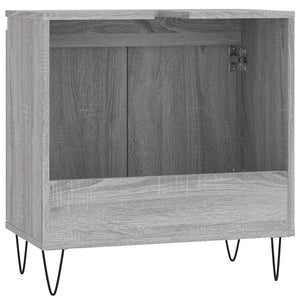 Ντουλάπι Μπάνιου Γκρι Sonoma 58 x 33 x 60 εκ. από Επεξεργ. Ξύλο