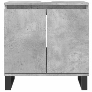 Ντουλάπι Μπάνιου Γκρι Σκυροδεμ. 58 x 33 x 60 εκ. Επεξεργ. Ξύλο