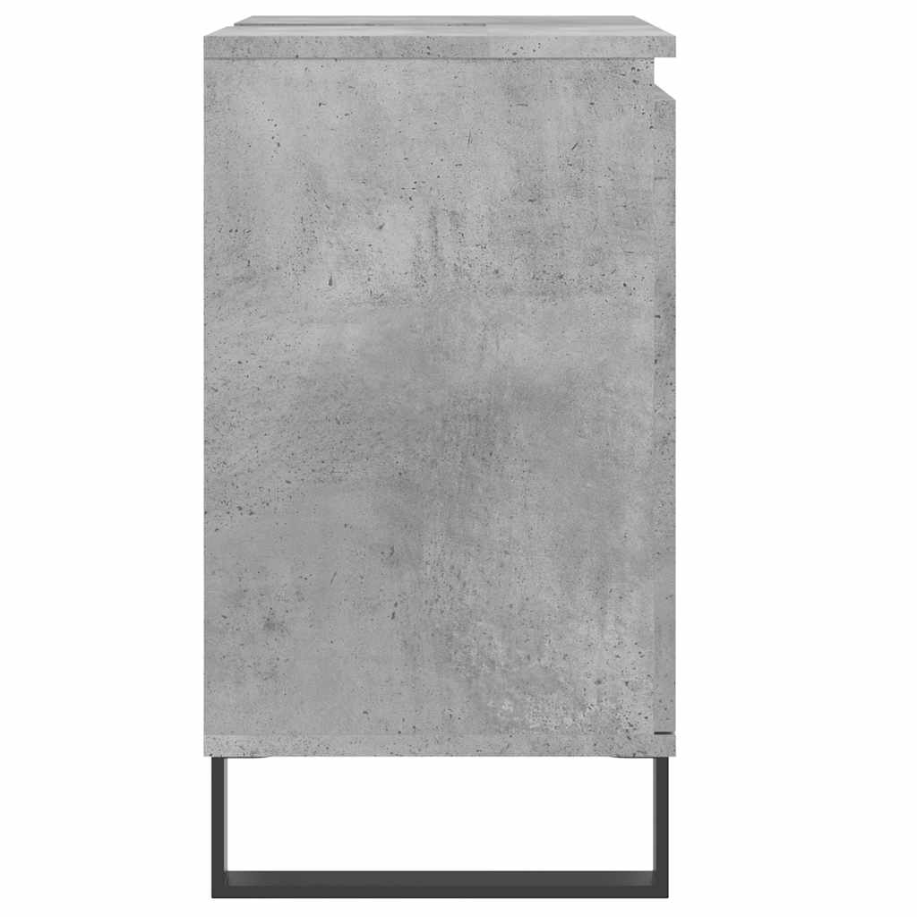 Ντουλάπι Μπάνιου Γκρι Σκυροδεμ. 58 x 33 x 60 εκ. Επεξεργ. Ξύλο