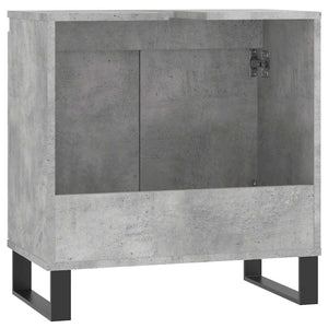 Ντουλάπι Μπάνιου Γκρι Σκυροδεμ. 58 x 33 x 60 εκ. Επεξεργ. Ξύλο