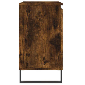 Ντουλάπι Μπάνιου Καπνιστή Δρυς 58 x 33 x 60 εκ. Επεξεργ. Ξύλο