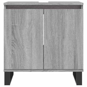 Ντουλάπι Μπάνιου Γκρι Sonoma 58 x 33 x 60 εκ. από Επεξεργ. Ξύλο - Pakobazaar