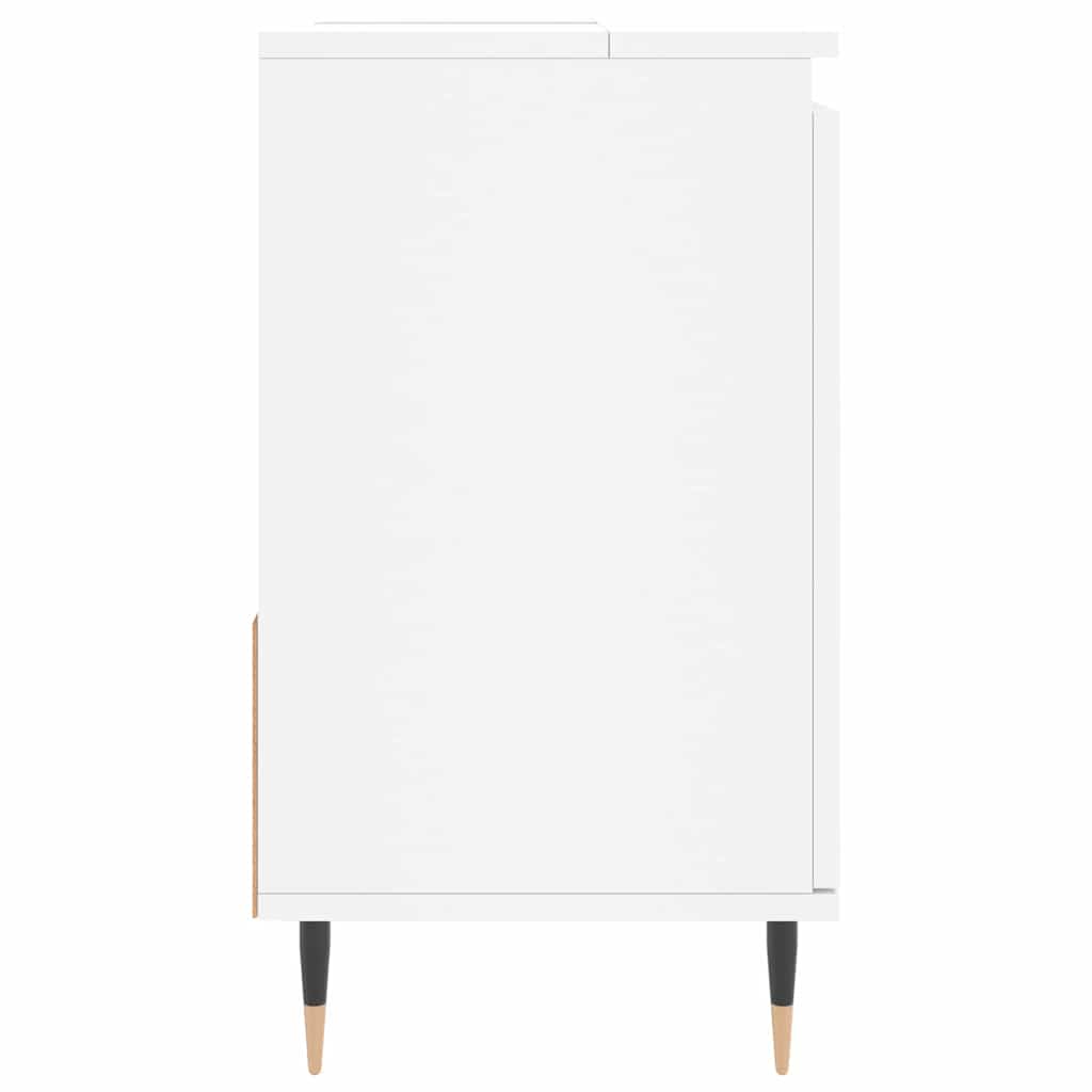 Ντουλάπι Μπάνιου Λευκό 65 x 33 x 60 εκ. από Επεξεργασμένο Ξύλο - Pakobazaar