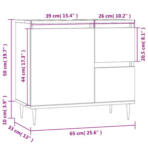 Ντουλάπι Μπάνιου Γυαλιστερό Λευκό 65x33x60 εκ. Επεξεργ. Ξύλο