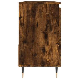 Ντουλάπι Μπάνιου Καπνιστή Δρυς 65x33x60 εκ. Επεξεργασμένο Ξύλο