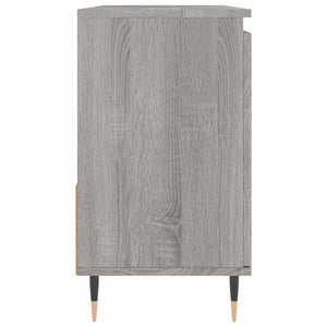 Ντουλάπι Μπάνιου Γκρι Sonoma 65x33x60 εκ. Επεξεργασμένο Ξύλο