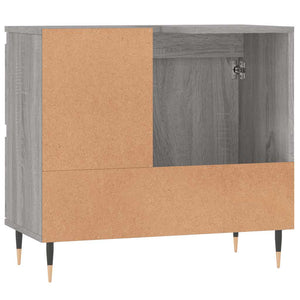 Ντουλάπι Μπάνιου Γκρι Sonoma 65x33x60 εκ. Επεξεργασμένο Ξύλο