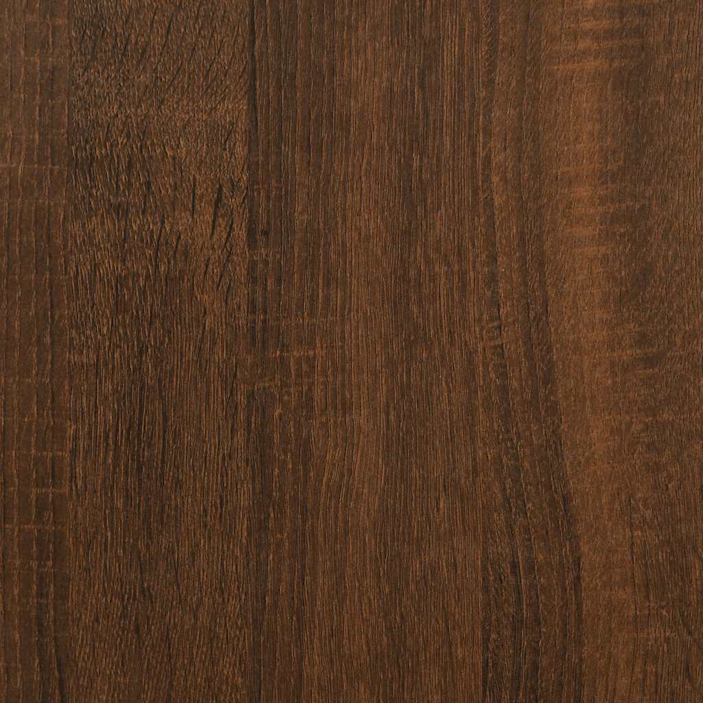 Ντουλάπι Μπάνιου Καφέ Δρυς 65x33x60 εκ. Επεξεργασμένο Ξύλο