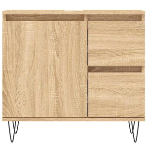 Ντουλάπι Μπάνιου Sonoma Δρυς 65x33x60 εκ. Επεξεργασμένο Ξύλο