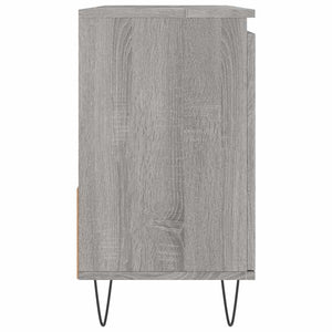 Ντουλάπι Μπάνιου Γκρι Sonoma 65x33x60 εκ. Επεξεργασμένο Ξύλο