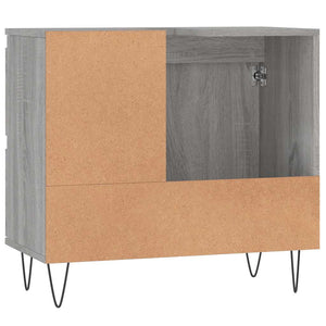 Ντουλάπι Μπάνιου Γκρι Sonoma 65x33x60 εκ. Επεξεργασμένο Ξύλο
