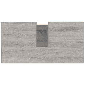 Ντουλάπι Μπάνιου Γκρι Sonoma 65x33x60 εκ. Επεξεργασμένο Ξύλο