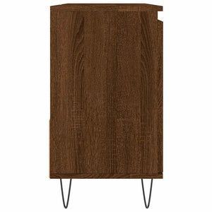 Ντουλάπι Μπάνιου Καφέ Δρυς 65x33x60 εκ. Επεξεργασμένο Ξύλο