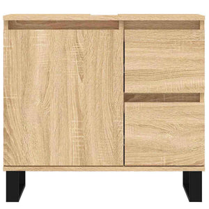 Ντουλάπι Μπάνιου Sonoma Δρυς 65x33x60 εκ. Επεξεργασμένο Ξύλο