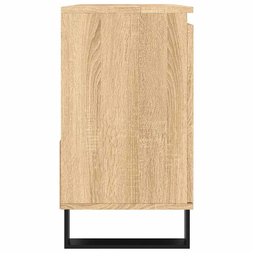 Ντουλάπι Μπάνιου Sonoma Δρυς 65x33x60 εκ. Επεξεργασμένο Ξύλο