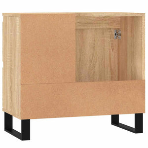 Ντουλάπι Μπάνιου Sonoma Δρυς 65x33x60 εκ. Επεξεργασμένο Ξύλο